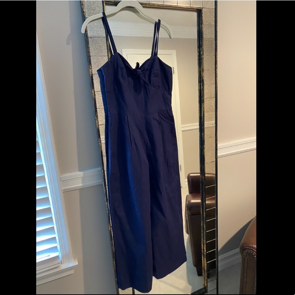 J.Crew Tie-Front Wide-Leg Jumpsuit - Picture 2 of 6